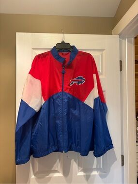 Vintage 90s Buffalo Bills Apex One Windbreaker